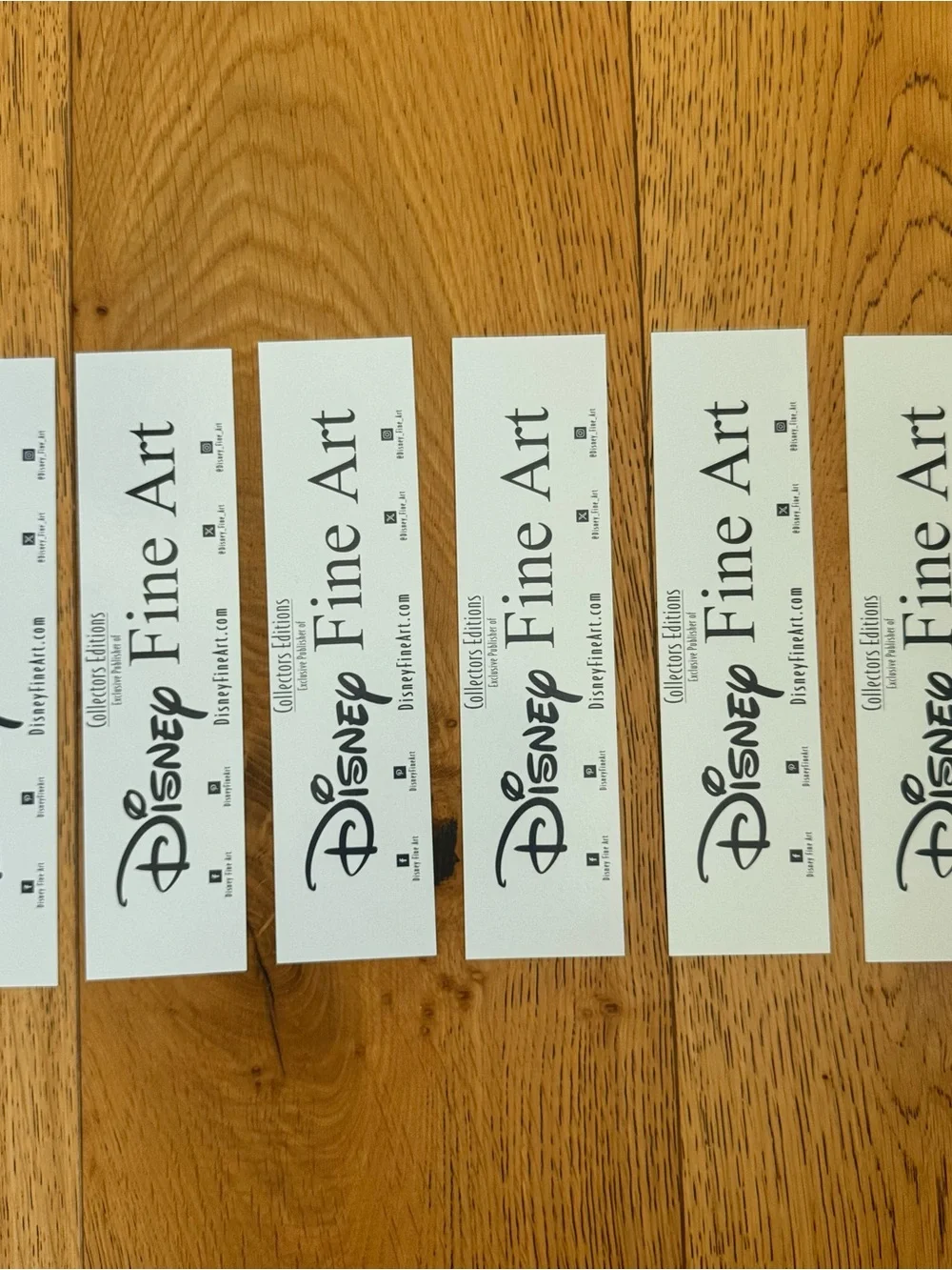 D23 THE ULTIMATE DISNEY FAN EVENT 2026 FINE ART SET OF 6 BOOKMARKS PRINTS